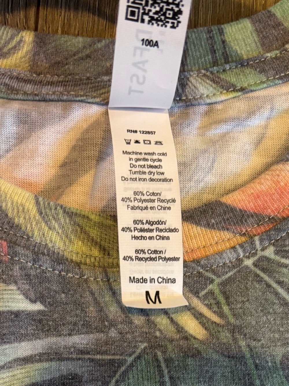 Wild Soul Tropical Print T-Shirt - Multicolor - NEW - Picture 7 of 8